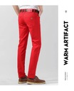 Pánske farebné džínsy strečové rovné džínsy pánska móda EAN (GTIN) 6921955571534