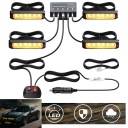 4 X 6LED CAR PERID FLASHERS MIGAJACE LIGHTS WARNINGS IP67  photo 13