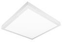 Светодиодная панель, накладной, квадратный потолочный светильник, 36Вт, 40x40 см, большой, белый