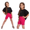 ЛЕГИНСЫ ДЛЯ ДЕВОЧЕК 1/2 ШОРТЫ РОЗОВЫЕ 128