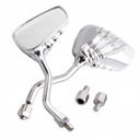 ЗЕРКАЛА ХРОМ МОТОЦИКЛ СКЕЛЕТ РУКА CZ08