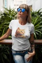 DÁMSKE TRIČKO Ginger Tabby Cat TRIČKÁ MOJA MAČKA S POTLAČOU MENO DARČEK Veľkosť M