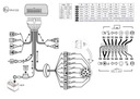 JUEGO MÓDULO DE BARRA DE REMOLQUE WH1R-G8 RANURA 13 PIN BARRA DE REMOLQUE LUZ RETROVISOR EN PRZYCZEPIE 