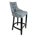 СТЕГАНЫЙ БАРНЫЙ СТУЛ ГЛАМУР