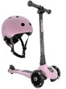 КОМПЛЕКТ SCOOT AND RIDE Розово-розовый СКУТЕР Highwaykick 3 + LED ШЛЕМ S-M 3L+