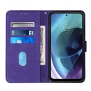 Etui Dla Motorola Moto G71 5G Posiadacz Karty Kredytowej Flip Folio Book Kolor fioletowy