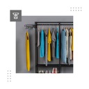 БОЛЬШОЙ шкаф для одежды Подставка Вешалка Полки Mark Adler Keeper 5.0
