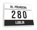 АДРЕСНАЯ ТАБЛИЧКА с номером дома 40x30 см СТРЕЛКА НОМЕРА НЕДВИЖИМОСТИ