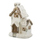Рождественская ФИГУРКА ДОМ белый.