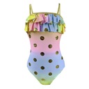 КУПАЛЬНИК 5-6 ЛЕТ 104-110 ДЛЯ ДЕВОЧЕК ЦЕЛЬНЫЙ ДЕВОЧКИ