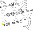 ZAISŤOVACÍ KRÚŽOK MEDZIHRIADEĽA FIAT CNQ OE 7614385 Výrobca dielov Fiat OE