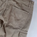 TERRANOVA nohavice džínsové horčicové cargo milície široké nohavice W31 82cm Dominujúci materiál bavlna