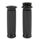 1 PAIRING 25MM HANDLES NA RUDDERS MOTORCYCLE BLACK CONVENIENTLY HANDLES M0  photo 5