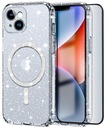 Чехол для Apple iPhone 13 | 14 GLITTER для стекла MagSafe CLEAR SHINE