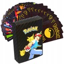 КОЛЛЕКЦИОННАЯ КОЛОДА КАРТ ПОКЕМОН ИЗ 55 КАРТ, ЧЕРНОЕ ИЗДАНИЕ, БЛЕСКАТЕЛЬНОЕ