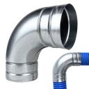 Локоть fi 75 / 90 градусов RECUPERATION FLEX OCYNK
