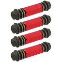 4 PCS ROUGE KIT PRZEDLUZEK VERS FILS FREINS MOTOCYCLETTE AVEC PIED HAUTE WYTRZYMALOSCIphoto 6