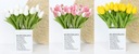 Букет цветов TULIPS GA15, искусственные розы, как настоящие, центральное украшение, белые украшения