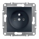 Schneider Asforha Единственное гнездо с антрацитом IP20 EPH2800171 Заземление
