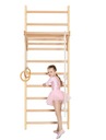 Гимнастическая лестница для занятий в детской комнате.