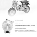8 POUCES ARRIÈRE KOLKA ALUMINIUM ALUMINIUM AVEC 420 29T LANCUCHOWYM O7photo 6
