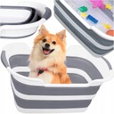 СКЛАДНАЯ СИЛИКОНОВАЯ ЧАША СО СЛИВОМ ДЛЯ БЕЛЬЯ