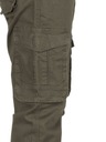 Мужские брюки-карго Ш:38 98 CM оливкового цвета