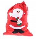 Мешок Санты 24х30см, украшенный подарками.