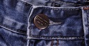 HUZAR nohavice BLUE jeans LOOSE _ W31 L32 Zapínanie zips