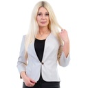 M187 ŻAKIET Z ECO SKÓRY SZARY r. 40 (L)