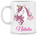 Подарочная кружка ЕДИНОРОГ + любое ИМЯ + КАРТОН