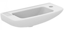 УЗКАЯ НАСТЕННАЯ РАКОВИНА, маленькая, 50x24 см, ПОДВЕСНАЯ