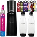 САТУРАТОР SODASTREAM TERRA BLACK 2 БУТЫЛКИ ПРИГОТОВЛЕНИЕ ГАЗИРОВАННОЙ ВОДЫ