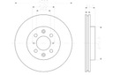 DISCS BRAKE HELLA PAGID 45251S6FE10 DSK2387 2 photo 2 - milautoparts-fr.ukrlive.com