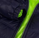 Prechodná bunda tmavo modrá prešívaná ľahká zelená 10 134/140 Kód výrobcu YF-21315A