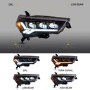 FARO FAROS COMPLETO DIODO LUMINOSO LED VLAND JUEGO TOYOTA 4RUNNER 2014-2020 