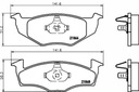 TEXTAR SET PADS BRAKE 1H0698151B photo 2 - milautoparts-fr.ukrlive.com