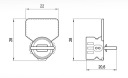PLOMBY ПЛАСТИК - LINKOWE KDS 62-L (60 CM) / 100 SZT. / ЖОВТЕ / W-WA  (17685079039) фото min 5