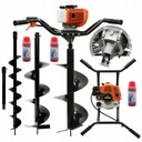 БУРОВАЯ СТАНКА ДЛЯ ПОЧВЫ БЕНЗИНОВЫЙ Шнек 3 БУРА STRONG PROFI EXTENSION**