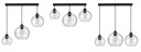 Люстра лампа различные стеклянные шарики Прозрачный светодиод