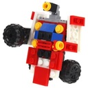 KONŠTRUKČNÉ KOCKY 4V1 HASIČSKÉ AUTO HASIČSKÝ ROBOT SADA 4 KS Minimálny vek dieťaťa 2
