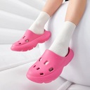 POSEE LEKKIE KLAPKI DAMSKIE PIANKA EVA RÓŻ WSUWANE 42-43 26.5 CM