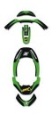 BLACKBIRD LEATT BRACE STICKER GREEN (11)