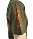 U.S. POLO ASSN bavlnené tričko logo khaki S Dominujúca farba zelená