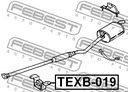 FEBEST TEXB-019 КОМПЛЕКТ МОНТАЖНЫЙ, СИСТЕМА ВЫПУСКНОЙ изображение 3