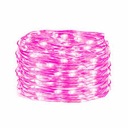 ПРОВОДНЫЕ ЛАМПЫ 30 LED РОЗОВЫЕ 3 м