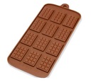 СИЛИКОНОВАЯ ФОРМА ДЛЯ МИНИ-ШОКОЛАДА ШОКОЛАДНЫЙ КАРТОН ПРАЛИНЕ ЛЬД