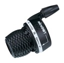 Трехскоростной переключатель Microshift с поворотным механизмом Shimano.