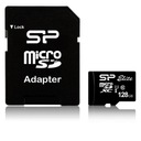 Карта памяти Silicon Power Elite 128 ГБ Class 10 UHS-I U1 microSDXC + адаптер