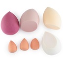 MIXÉRY NA MAKE-UP ŠPONGIE MAKEUP SPONGE SADA Dominujúca farba odtiene ružovej